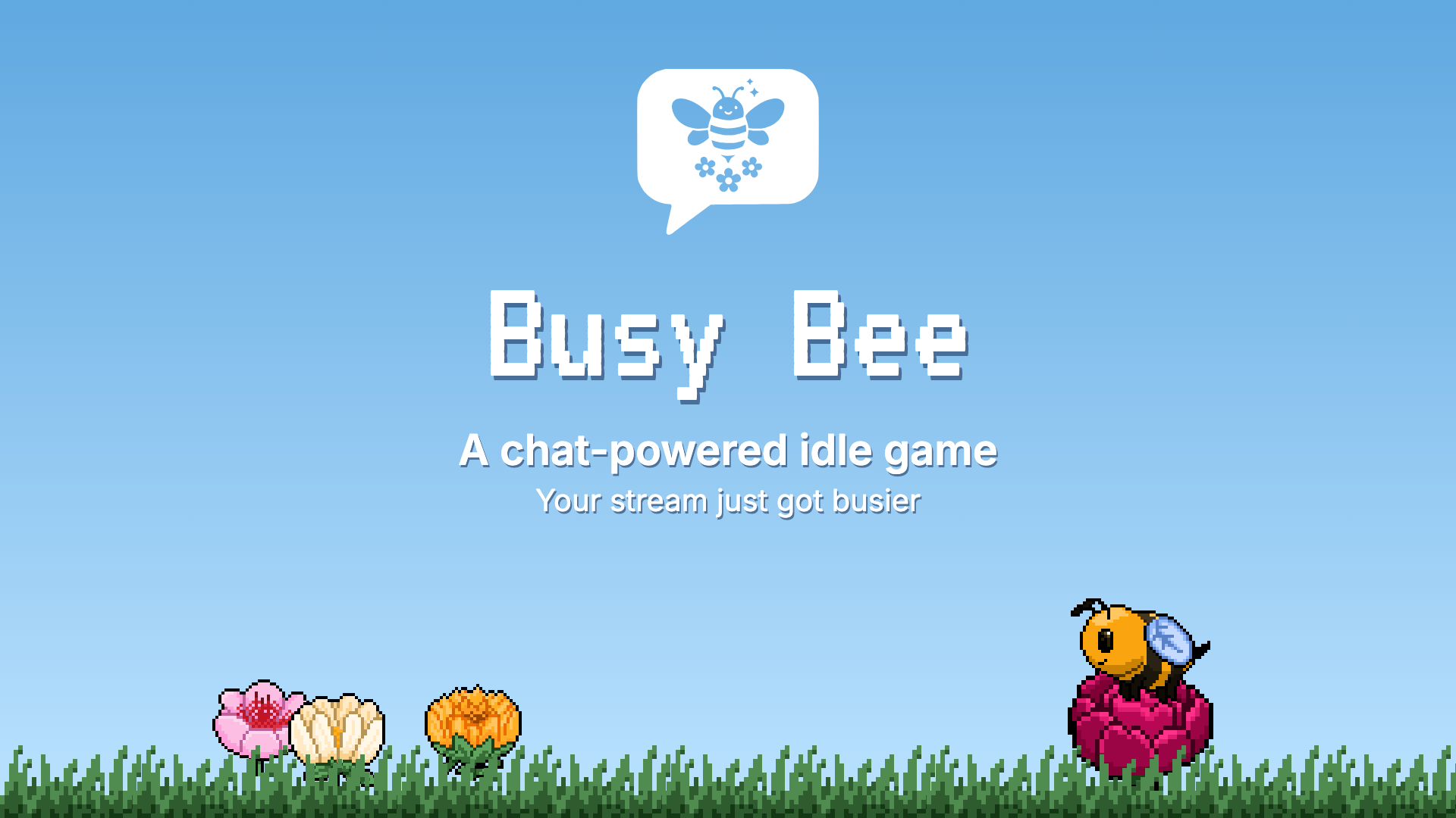 Busy Bee idle game overlay