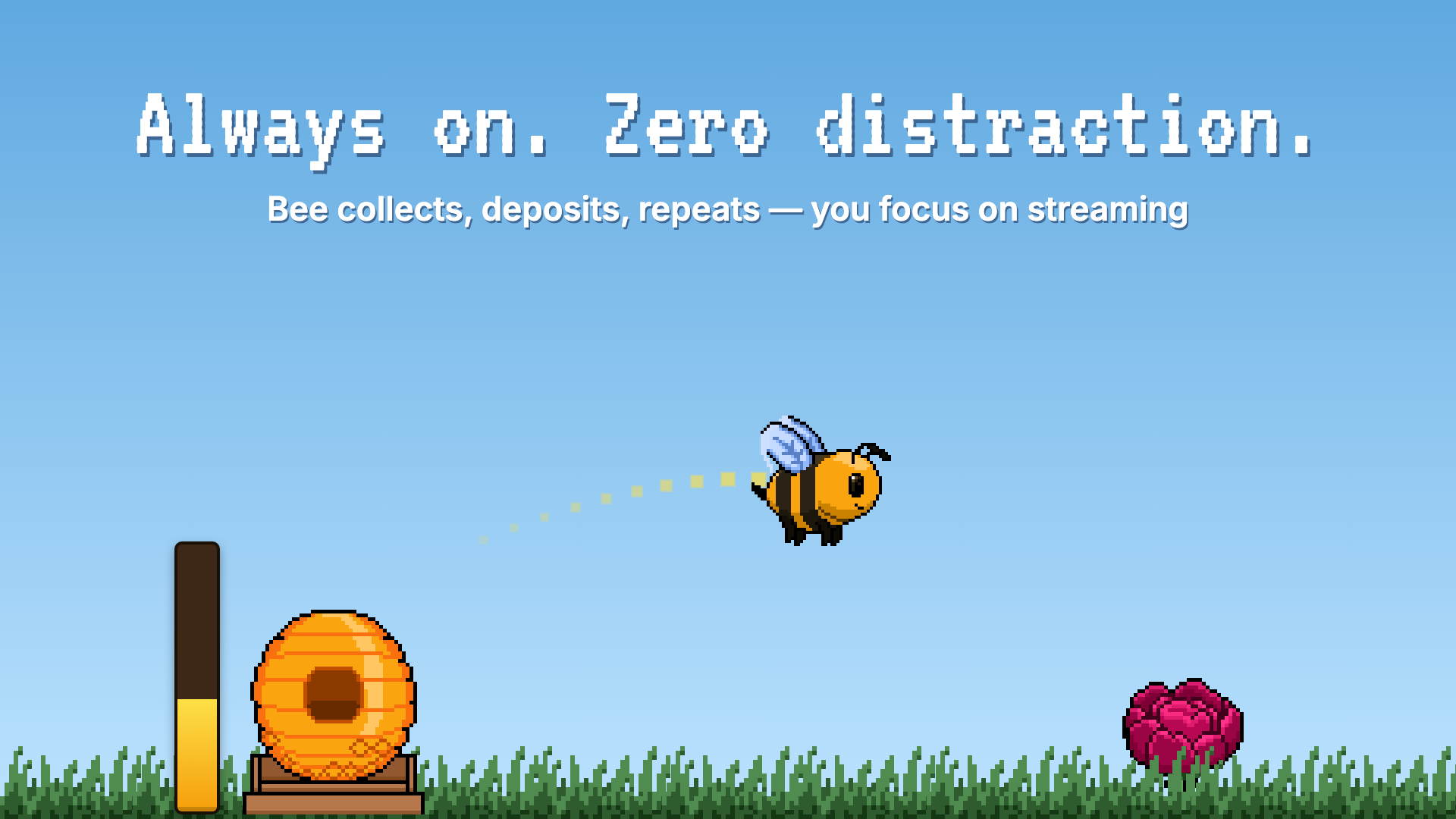 Busy Bee always-on idle gameplay